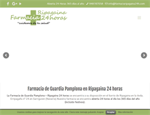 Tablet Screenshot of farmaciaripagaina24h.com